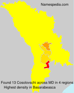 Surname Cosolovschi in Moldova Surname Cosolovschi in Moldova
