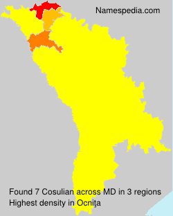 Surname Cosulian in Moldova Surname Cosulian in Moldova