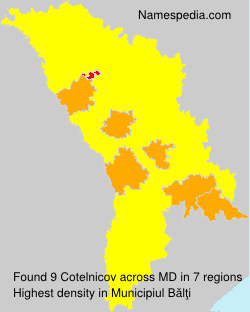 Surname Cotelnicov in Moldova Surname Cotelnicov in Moldova