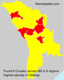 Surname Covalev in Moldova Surname Covalev in Moldova