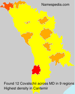 Surname Covalschii in Moldova Surname Covalschii in Moldova