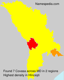 Surname Covasa in Moldova