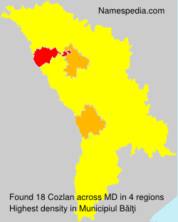 Surname Cozlan in Moldova Surname Cozlan in Moldova