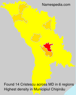 Surname Cristescu in Moldova Surname Cristescu in Moldova