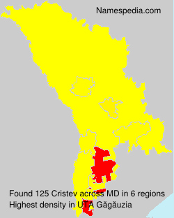 Surname Cristev in Moldova Surname Cristev in Moldova
