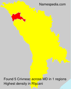 Surname Crivneac in Moldova Surname Crivneac in Moldova