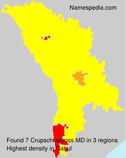 Surname Crupschi in Moldova Surname Crupschi in Moldova