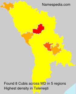 Surname Cubis in Moldova Surname Cubis in Moldova