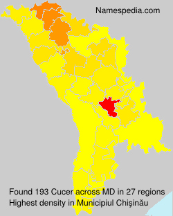 Surname Cucer in Moldova Surname Cucer in Moldova