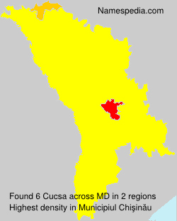 Surname Cucsa in Moldova Surname Cucsa in Moldova