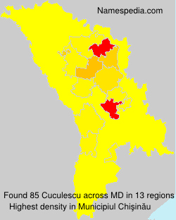 Surname Cuculescu in Moldova Surname Cuculescu in Moldova