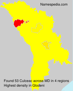 Surname Culceac in Moldova Surname Culceac in Moldova