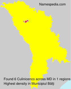 Surname Culinicenco in Moldova