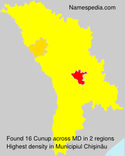 Surname Cunup in Moldova Surname Cunup in Moldova