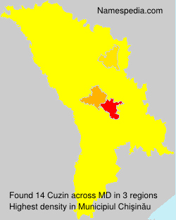 Surname Cuzin in Moldova Surname Cuzin in Moldova