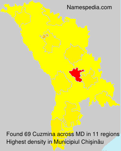 Surname Cuzmina in Moldova Surname Cuzmina in Moldova