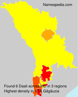 Surname Daali in Moldova Surname Daali in Moldova