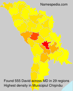 Familiennamen David - Moldova