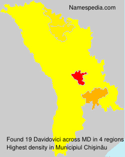 Surname Davidovici in Moldova Surname Davidovici in Moldova