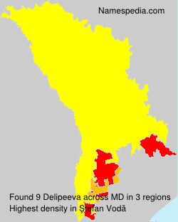 Surname Delipeeva in Moldova Surname Delipeeva in Moldova