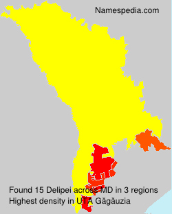 Surname Delipei in Moldova Surname Delipei in Moldova