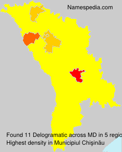 Surname Delogramatic in Moldova Surname Delogramatic in Moldova