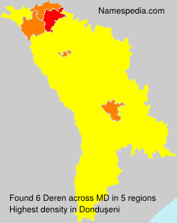 Surname Deren in Moldova Surname Deren in Moldova
