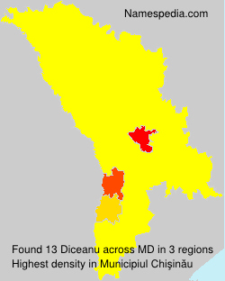 Surname Diceanu in Moldova Surname Diceanu in Moldova