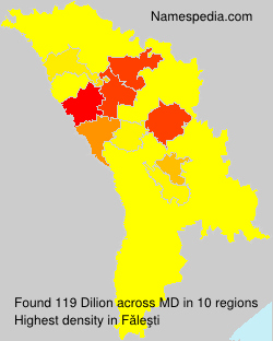 Surname Dilion in Moldova Surname Dilion in Moldova