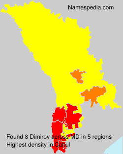 Surname Dimirov in Moldova Surname Dimirov in Moldova