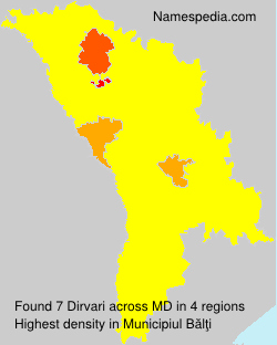 Surname Dirvari in Moldova Surname Dirvari in Moldova