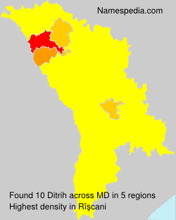 Surname Ditrih in Moldova Surname Ditrih in Moldova