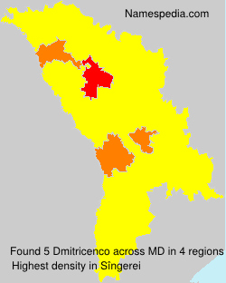 Surname Dmitricenco in Moldova