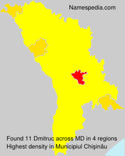 Surname Dmitruc in Moldova