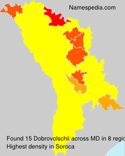 Surname Dobrovolschii in Moldova Surname Dobrovolschii in Moldova