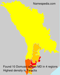 Surname Domusci in Moldova Surname Domusci in Moldova
