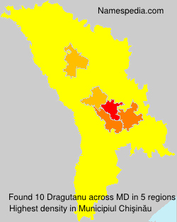 Surname Dragutanu in Moldova Surname Dragutanu in Moldova