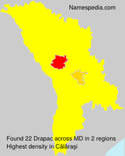 Surname Drapac in Moldova Surname Drapac in Moldova