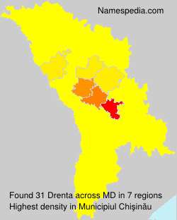 Surname Drenta in Moldova Surname Drenta in Moldova