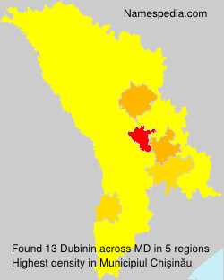 Surname Dubinin in Moldova Surname Dubinin in Moldova
