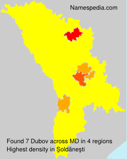 Surname Dubov in Moldova Surname Dubov in Moldova