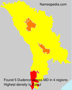 Surname Dudenco in Moldova Surname Dudenco in Moldova
