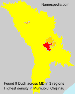 Surname Dudii in Moldova Surname Dudii in Moldova