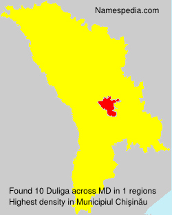 Surname Duliga in Moldova