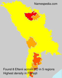 Surname Eftenii in Moldova Surname Eftenii in Moldova
