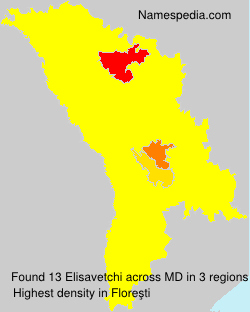 Surname Elisavetchi in Moldova Surname Elisavetchi in Moldova