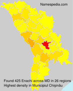 Surname Enachi in Moldova Surname Enachi in Moldova