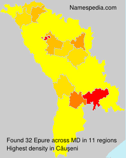 Surname Epure in Moldova Surname Epure in Moldova