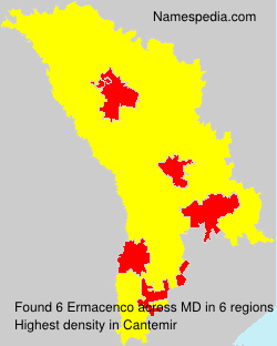 Surname Ermacenco in Moldova Surname Ermacenco in Moldova