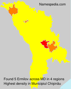 Surname Ermilov in Moldova Surname Ermilov in Moldova